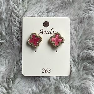 Pink pair of earrings